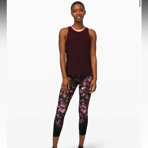 Lululemon Wunder Under Crop High-Rise *Roll Down Scallop Full-On Luxtreme 24"